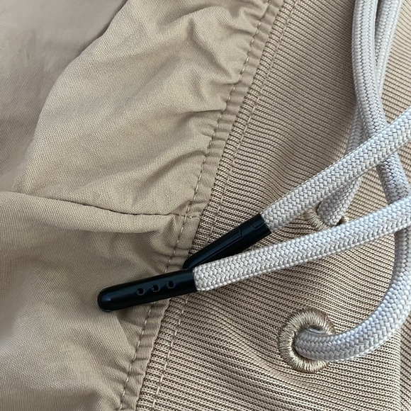 Nike Essential Woven High Rise Pants Womens Large Beige Baggy Joggers Size XXL - Picture 8 of 10